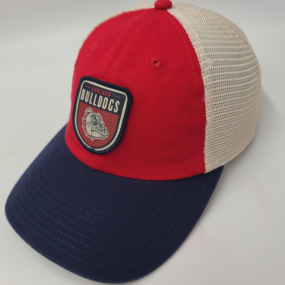 Gonzaga Bulldogs Hat Snapback Trucker Mesh Captivating Red Blue Beige NCAA Men